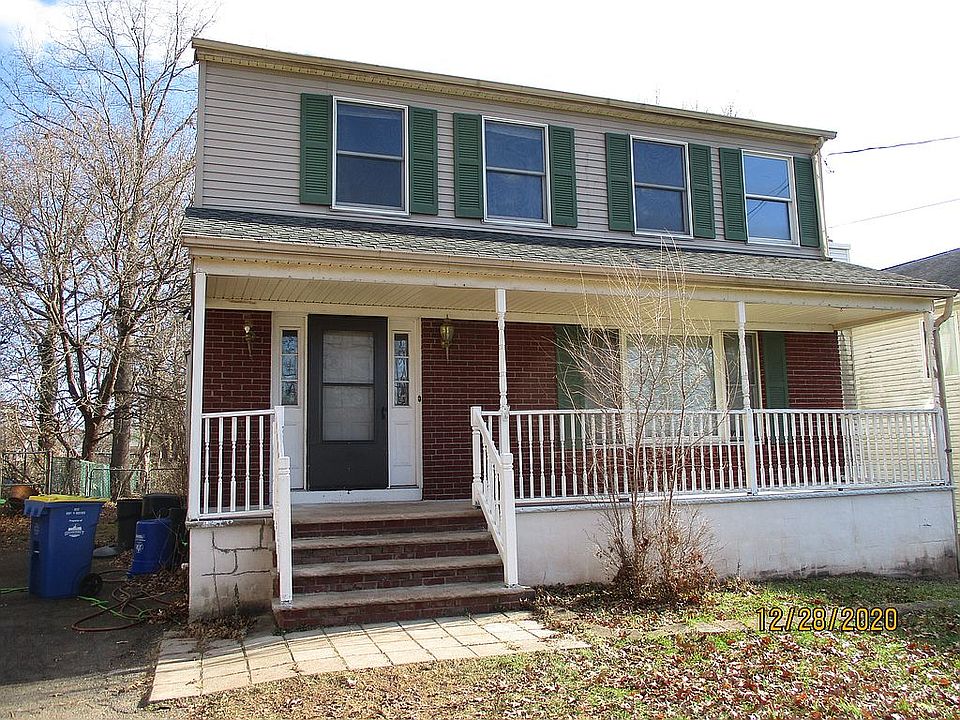 Home front view with porch