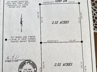 Vacant Land Apn 375 121 23 0 2 #24-5-&, Rosamond, CA 93560