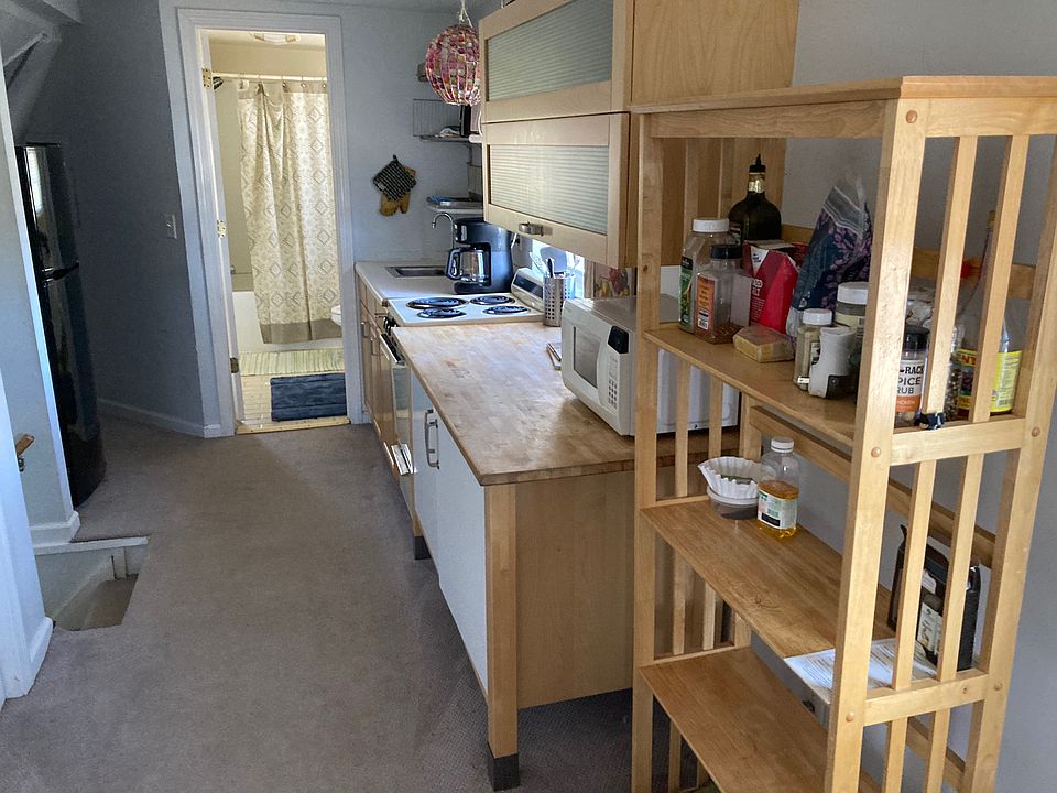 kitchenette bathroom in the background