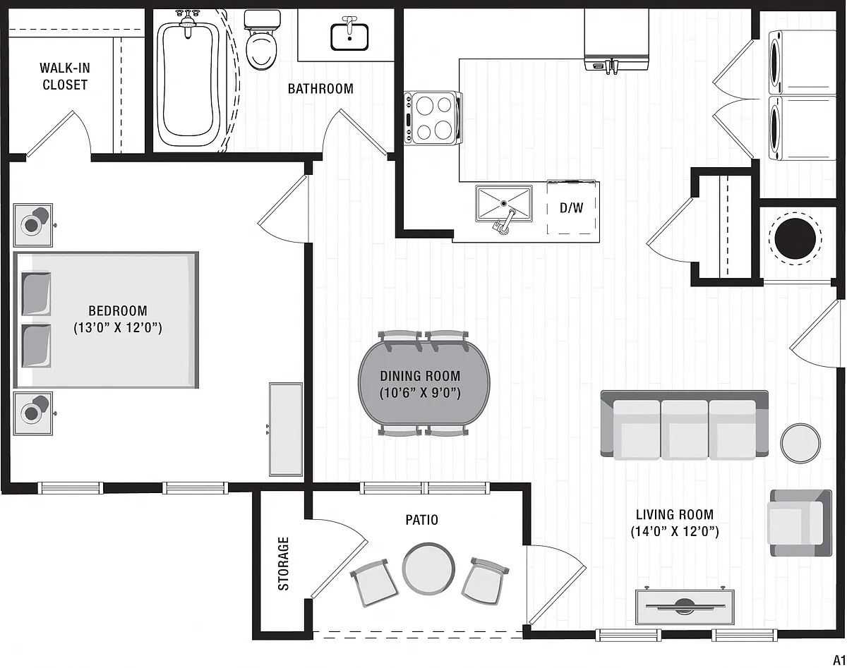 Floor plan A1