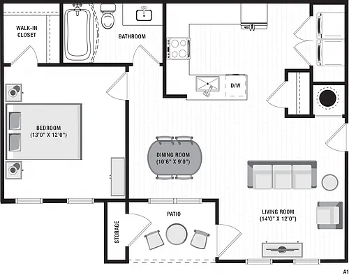 Floor plan A1