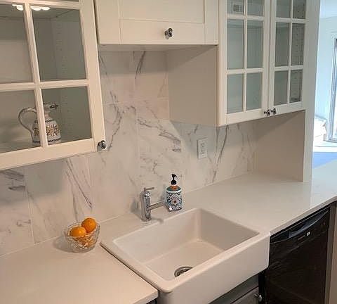 Detailed IKEA Cabinets + Farm Sink