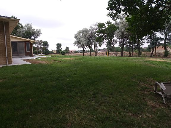 rear view yard & acreage