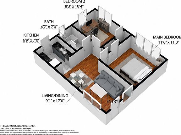2nd image of 1418 Nylic St #6
