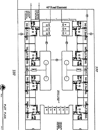 Original layout with septic