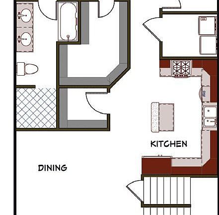 Main level floor plan