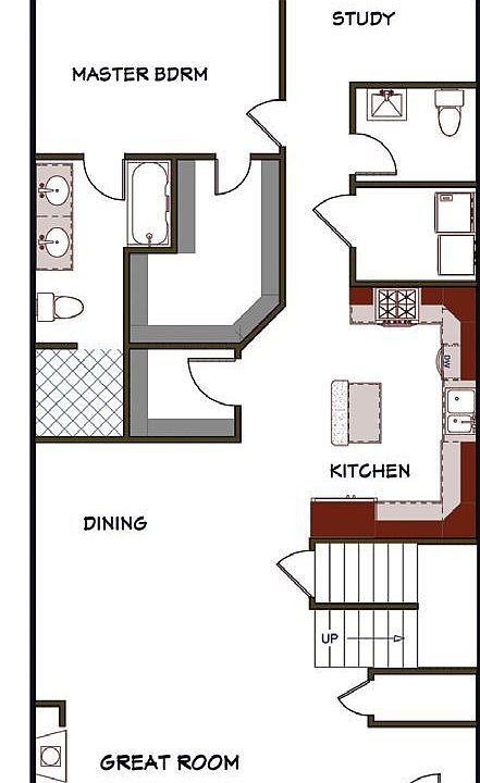 Main level floor plan
