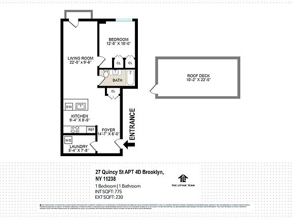 2nd image of 27 Quincy St APT 4D