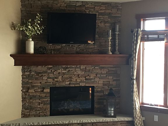 Great room fireplace