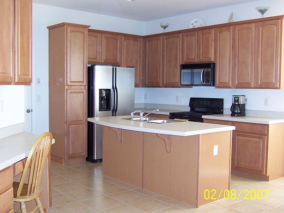 Kitchen open to Family Room