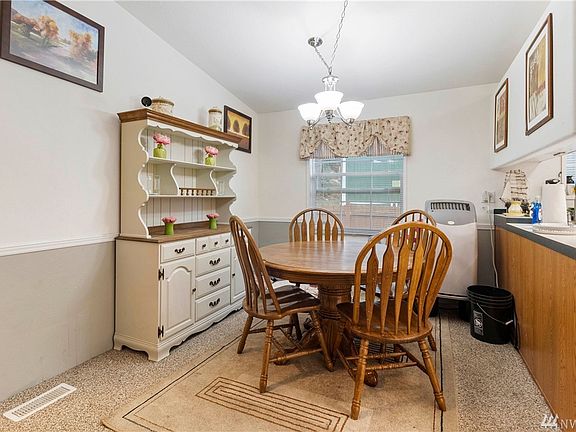 Plenty of room in this dining area.