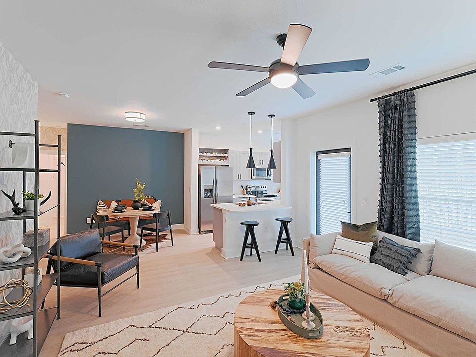 Living Room, Kitchen, & Dining Area