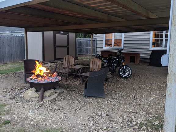 Back Yard under car port
