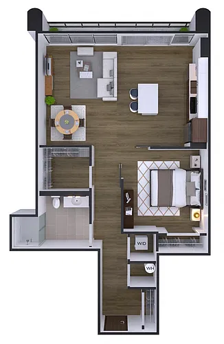 Floor plan 301-A09
