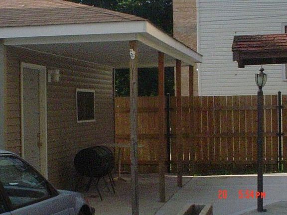 Covered Patio off Garage