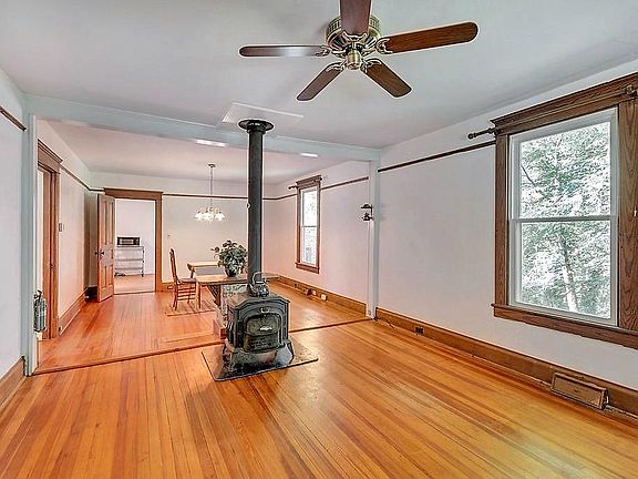 Open concept living room & dining room
