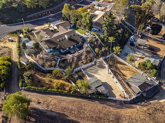 Another over-view showing the barn and paddocks of the property