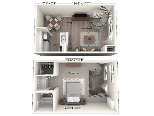 Floor plan The Catalina