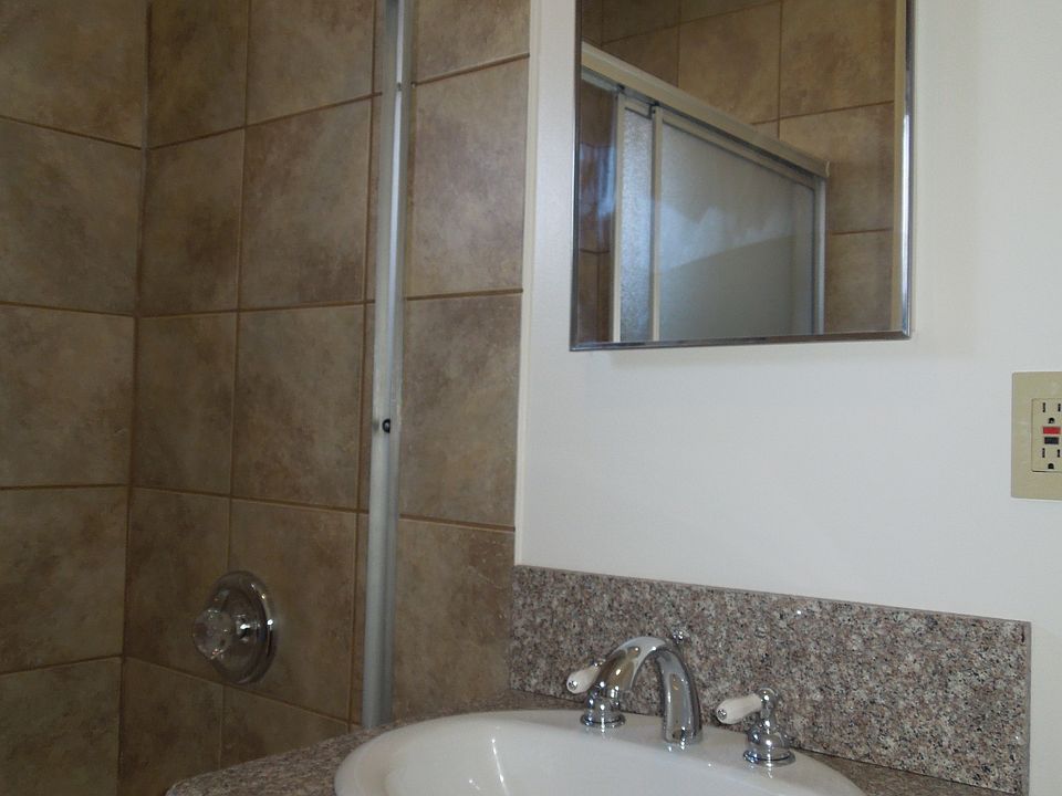 New granite counter and tile