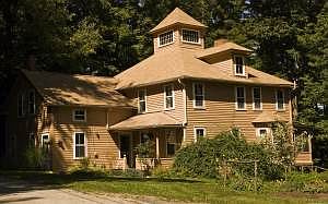 Side view with porch entry