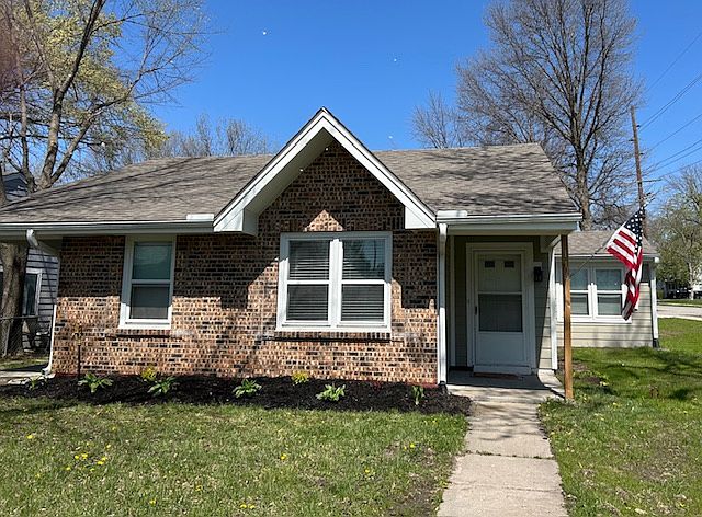 Front door and upgraded landscaping