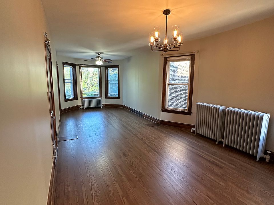 Example photo from second floor of finished flooring