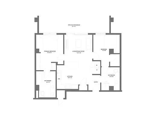 Floor plan 2X2A