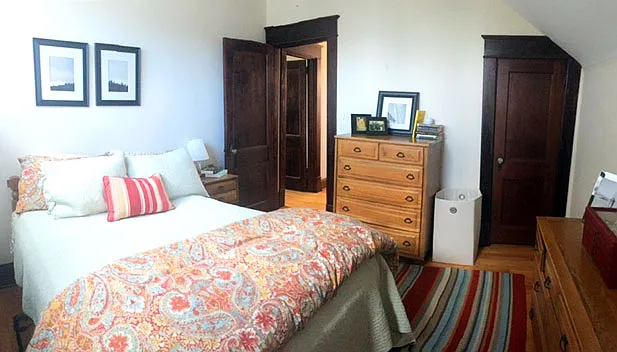master bedroom (trim is now painted white)