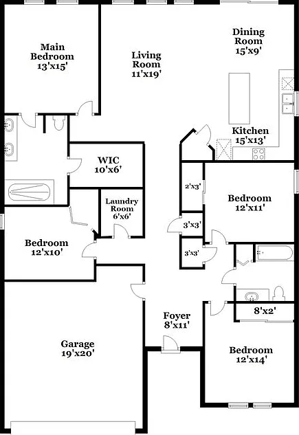 4 bed, 2.0 bath, 1859 sqft, $2,435 — Photo 2
