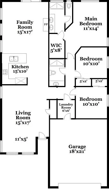 3 bed, 2.0 bath, 1486 sqft, $2,125 — Photo 2