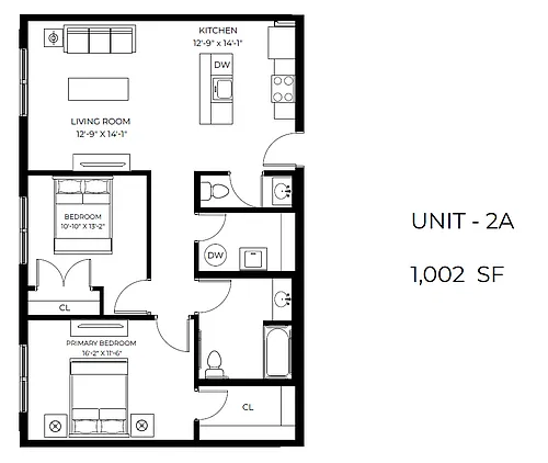 Floor plan The Overlook at 137
