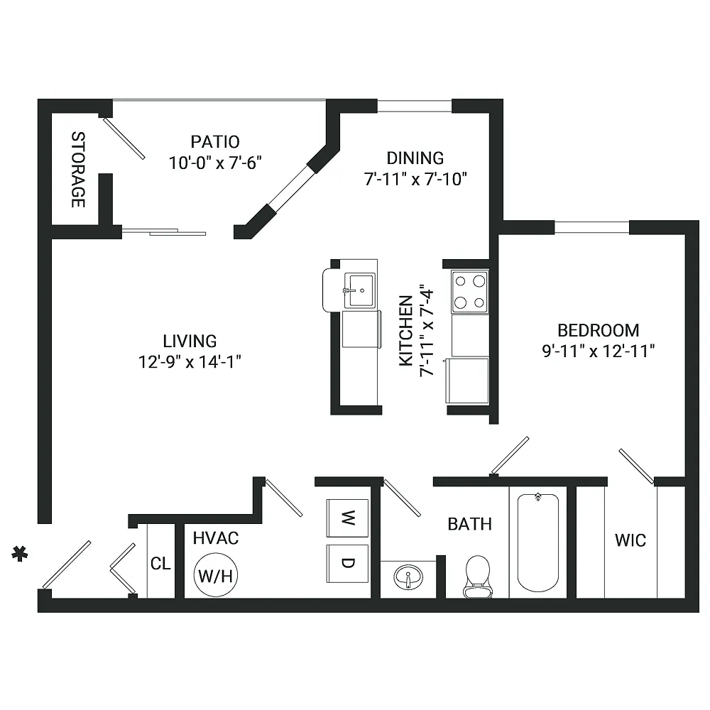 Floor plan Radiance