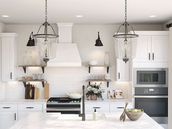 Stunning white cabinets