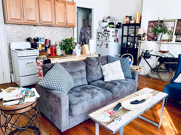 Living room and kitchen
