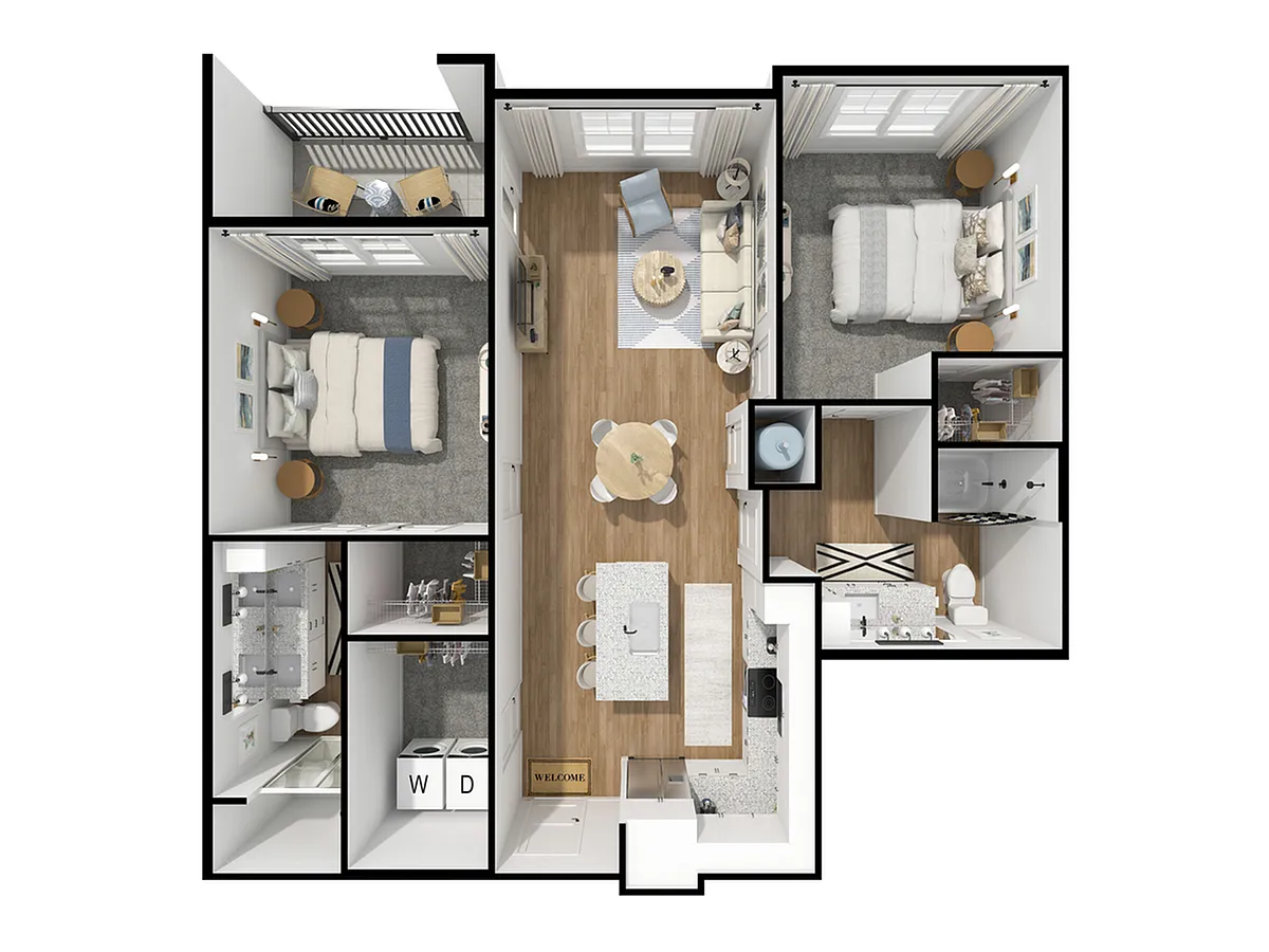 Floor plan B1 Alt 1