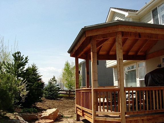 Deck while being built