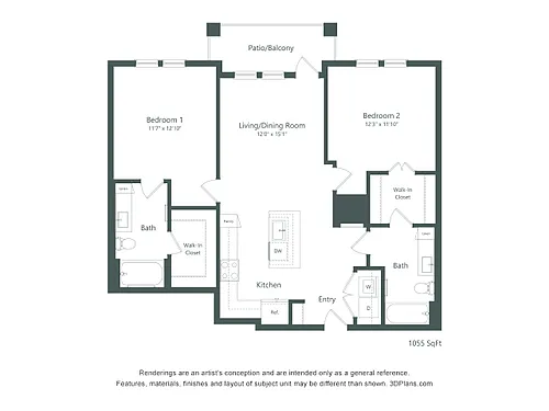 Floor plan B1