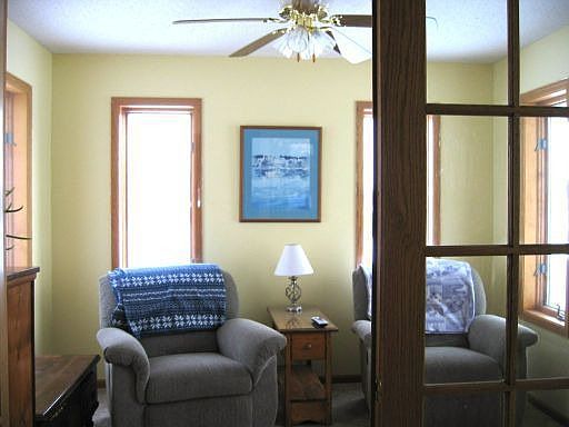 Sunroom off of dining room