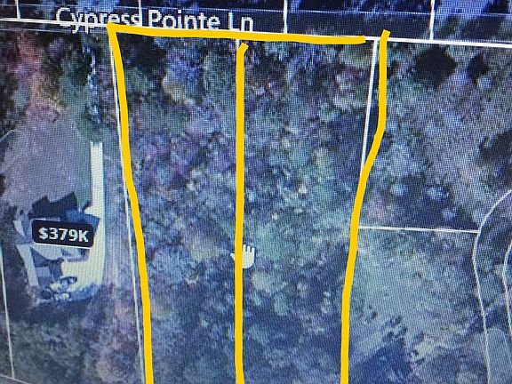 Aerial view of both lots