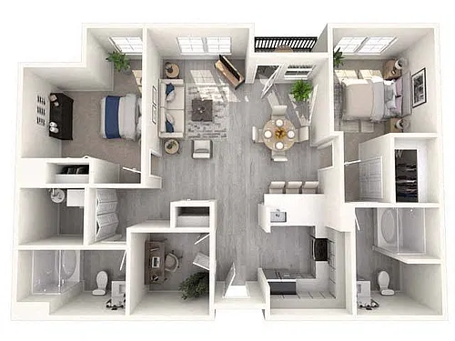 Floor plan The Barcelona - Premium