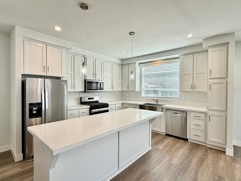 Beautiful Kitchens with Center Islands and Quartz Countertops