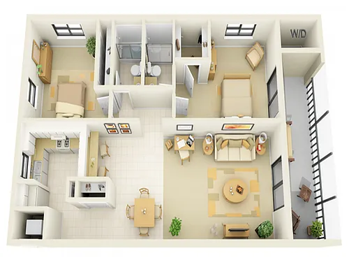 Floor plan The Reef