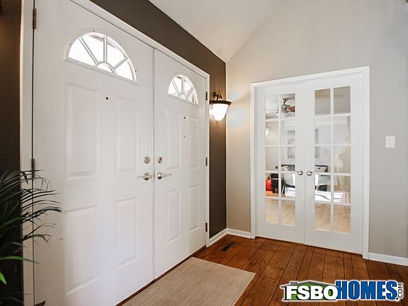 Main Entry with Wide Plank Hardwood Flooring