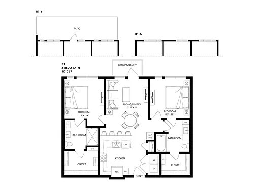 Floor plan B1