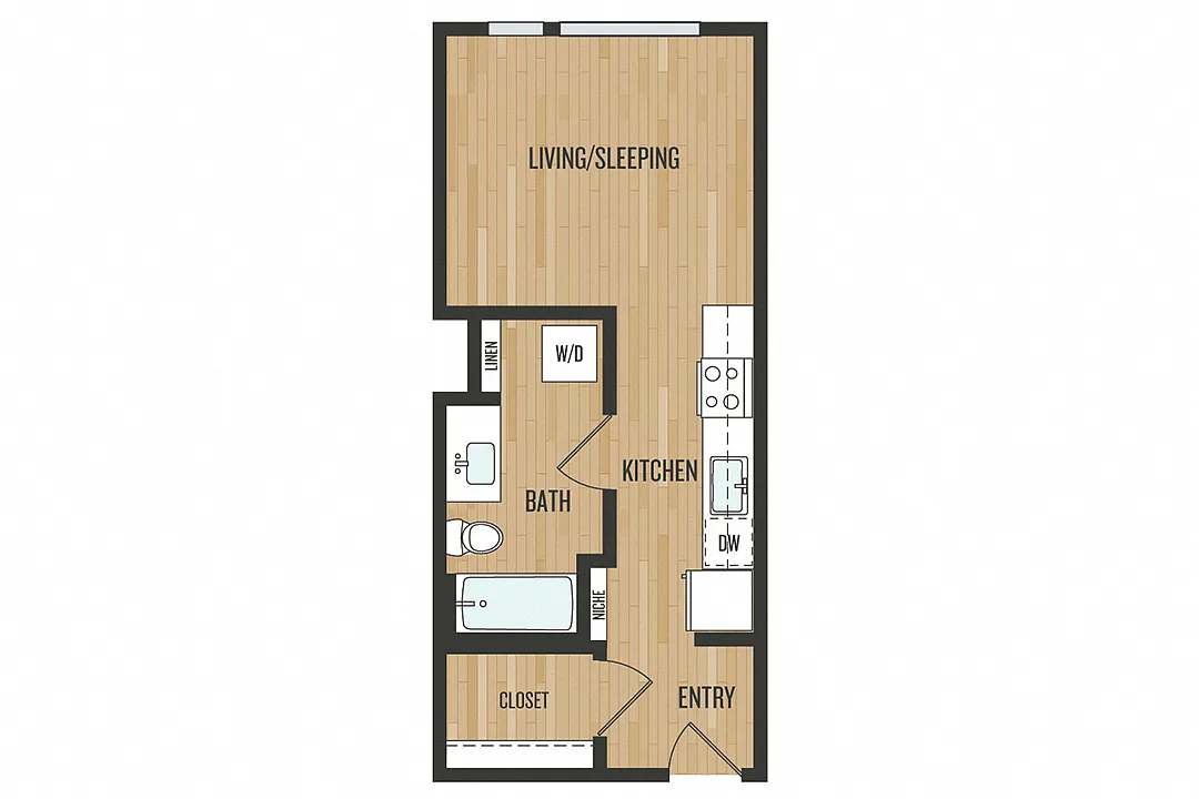 Floor plan Studio S2
