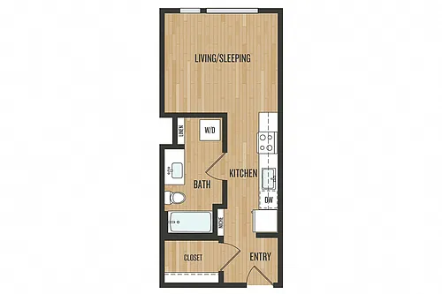 Floor plan Studio S2