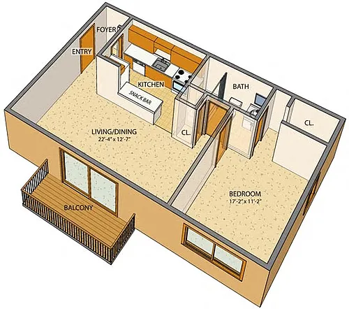Floor plan Olde Towne Village