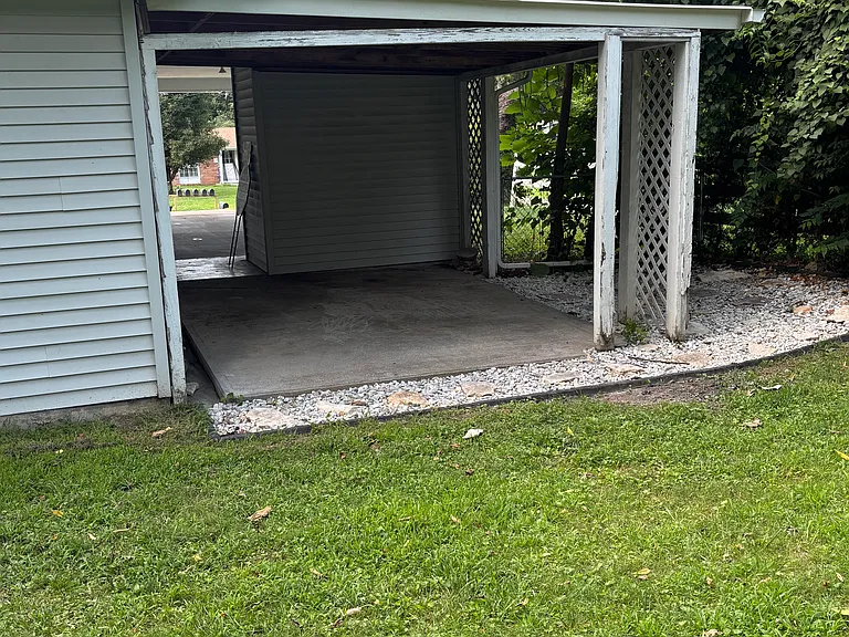 Covered patio