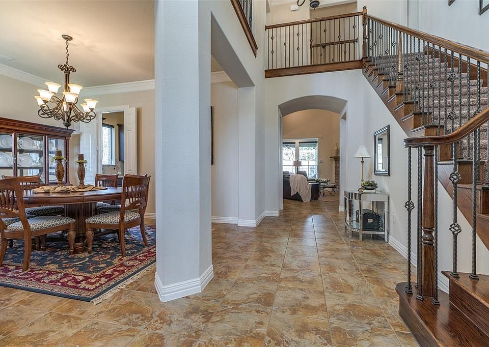 The oversized formal dining is also off the foyer.