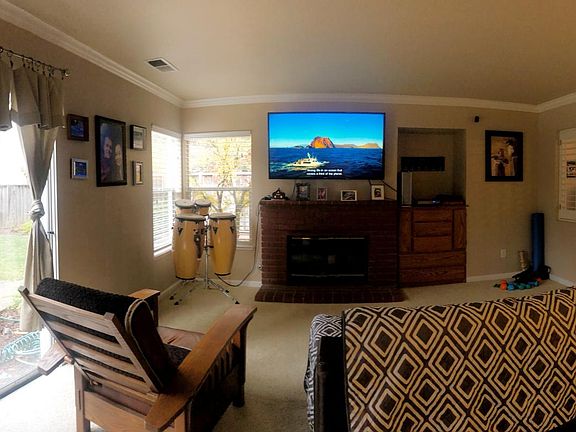 Family Room with View of Gorgeous Back Yard